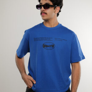 blue graphic t shirt